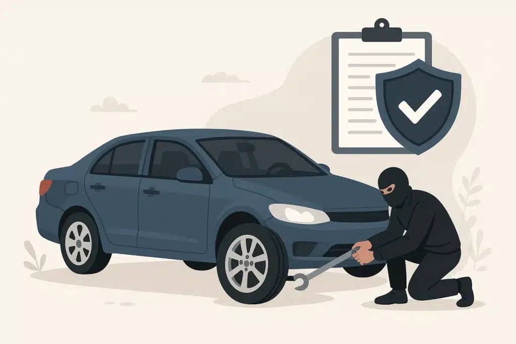 Ασφάλεια αυτοκινήτου για κλοπή εξαρτημάτων – τι πρέπει να γνωρίζεις
