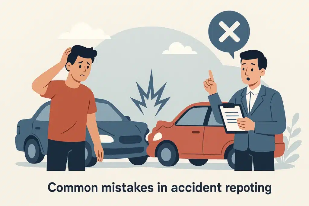 Ποια είναι τα πιο συχνά λάθη στη δήλωση ατυχήματος